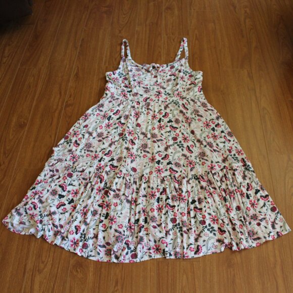 NWT Torrid Floral Midi Supersoft Tiered Tie Front Dress Size 2X - Picture 1 of 14